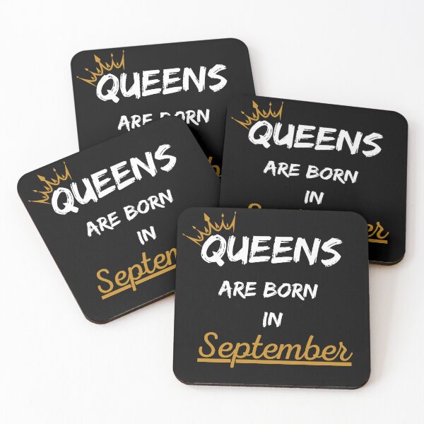 Item preview, Queens Are Born In September Birthday Gift Design designed and sold by CyfroweMysli.