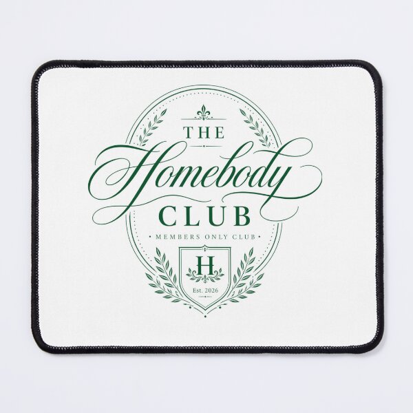 Item preview, Homebody Club Cozy Introvert Lifestyle Badge designed and sold by FreshVibe Prints.