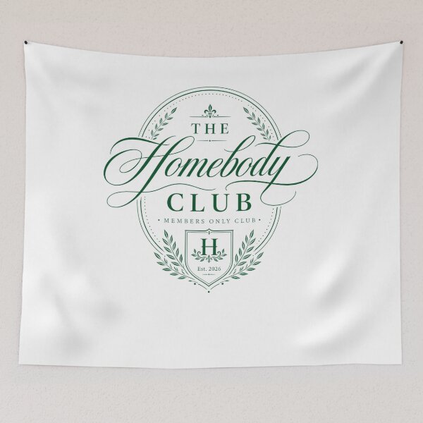 Item preview, Homebody Club Cozy Introvert Lifestyle Badge designed and sold by FreshVibe Prints.