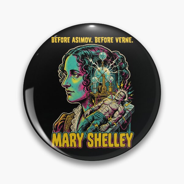 Item preview, Before Asimov Before Verne Mary Shelley Frankenstein Sci Fi designed and sold by Fenay Designs.