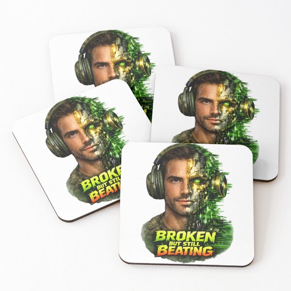 Item preview, BROKEN BUT STILL BEATING designed and sold by  ZenRave Designs.