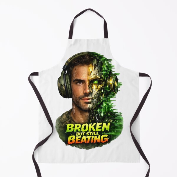 Item preview, BROKEN BUT STILL BEATING designed and sold by  ZenRave Designs.