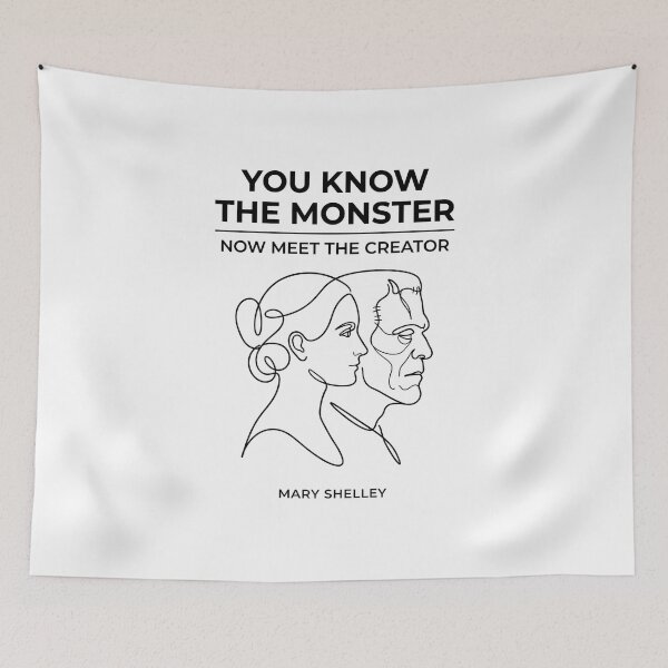Item preview, You Know The Monster Now Meet The Creator Mary Shelley Frankenstein designed and sold by Fenay Designs.