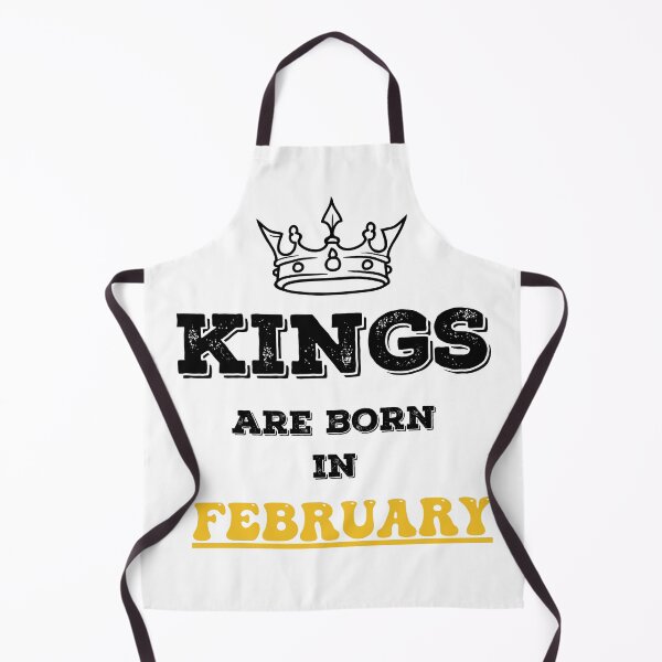 Item preview, Kings Are Born In February Birthday Gift for Him designed and sold by CyfroweMysli.