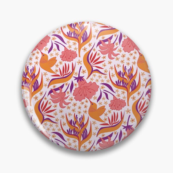 Item preview, Hummingbirds in Tropical Bloom designed and sold by Kozee.