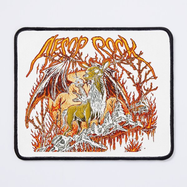 Item preview, Aesop Rock Infernal Winged Beast Metal Art designed and sold by SajolCanva.