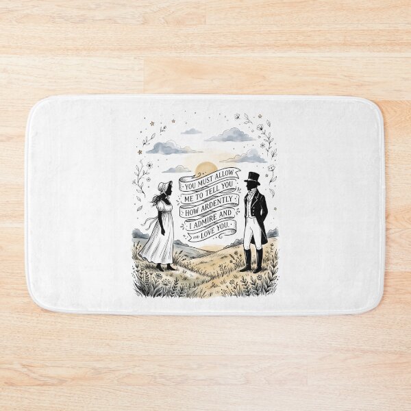 Item preview, My Courage Always Rises At Every Attempt Jane Austen Quote designed and sold by Fenay Designs.