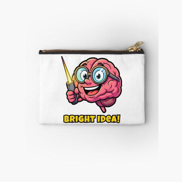 Item preview, Funny Brain Bright Idea - Smart Geek Science Illustration designed and sold by ByAnad.