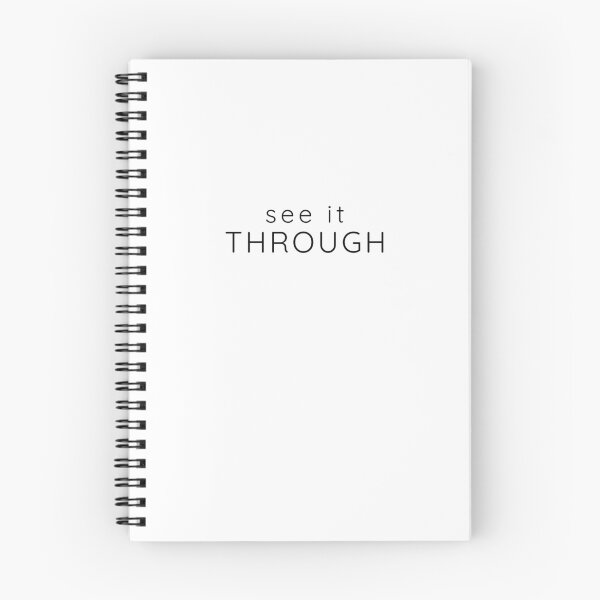 Item preview, See It Through – Minimal Motivational Typography designed and sold by Stillpath Co..