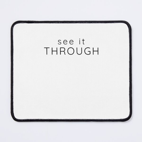 Item preview, See It Through – Minimal Motivational Typography designed and sold by Lynn Creates.