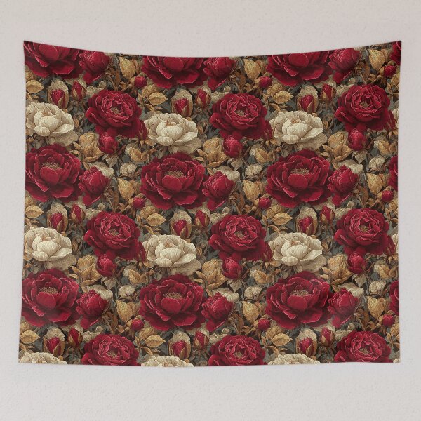 Item preview, Unique Rose Print  - Retro Flower Floral  - Gifts For Him designed and sold by RoyalStarsPatts.