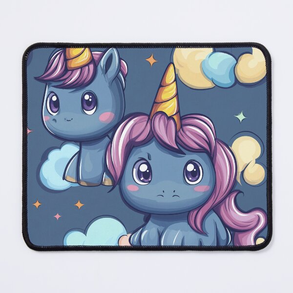 Item preview, Cute unicorn, picture book pattern,fantasy world, crystal horn. Seamless pattern designed and sold by Leylita Design.