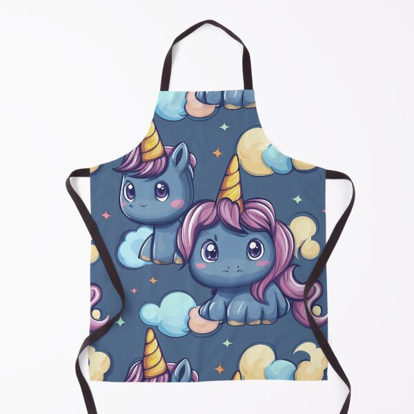 Item preview, Cute unicorn, picture book pattern,fantasy world, crystal horn. Seamless pattern designed and sold by Leylita Design.
