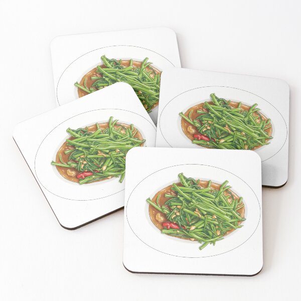 Item preview, Stir-fried morning glory with chili a Thai Food designed and sold by Weedvana.