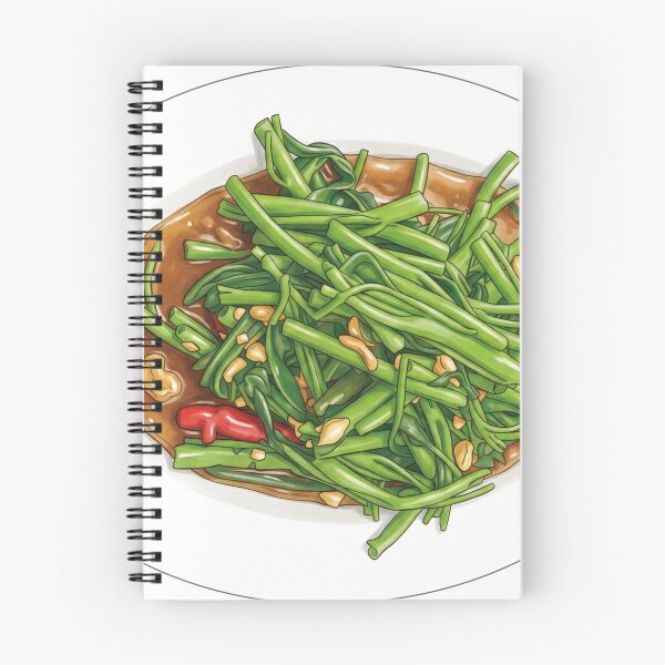 Item preview, Stir-fried morning glory with chili a Thai Food designed and sold by Weedvana.