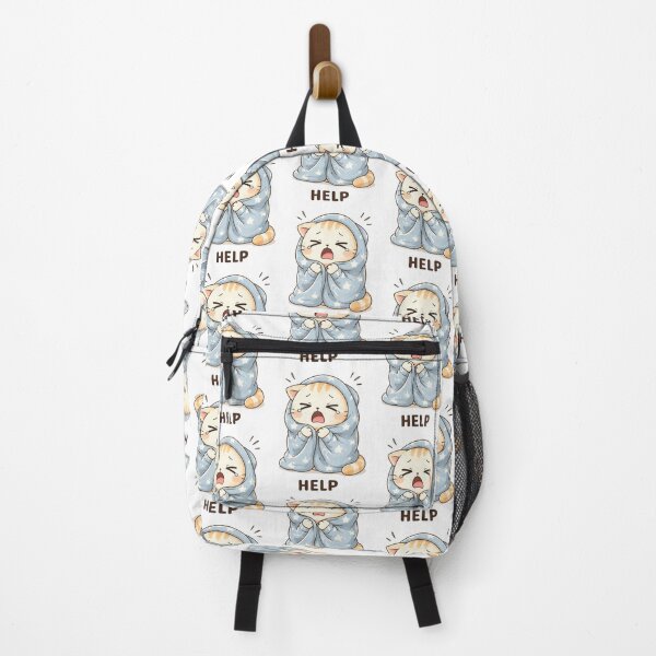 Item preview, Help Cat | Cute Kawaii Aesthetic | Emotional Breakdown Mood Design designed and sold by The Mood Index.