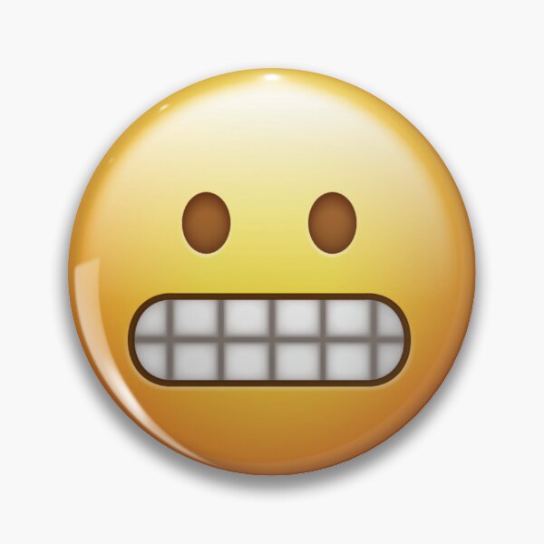 Item preview, Grimacing Emoji Awkward Cringe Yikes Vibe designed and sold by Tom-Riley.