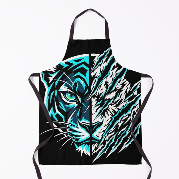 Item preview, Split Panther Face (Half Scratch) designed and sold by Stickersdevelop.