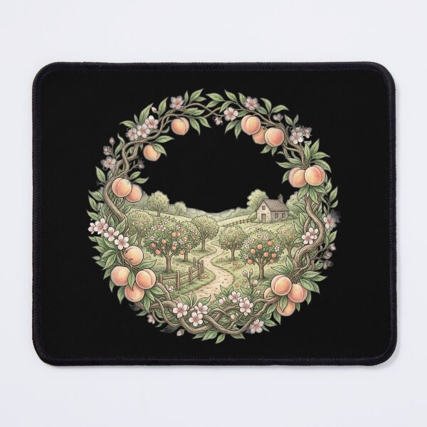 Item preview, Golden Peach Orchard & Country Cottage Path designed and sold by MoonSoul Studio.
