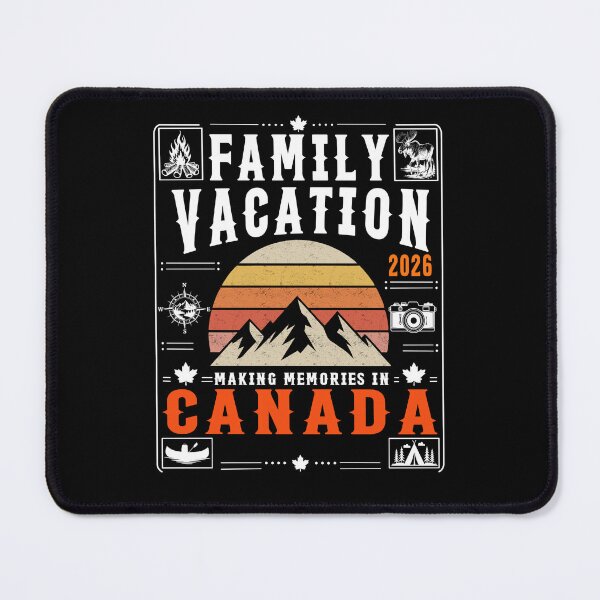 Item preview, Family Vacation Canada 2026 Mountain Memories designed and sold by FreshVibe Prints.