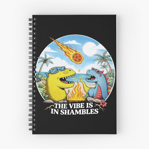 Item preview, The Vibes Are In Shambles Funny Dinosaur Meme  designed and sold by gear-posters.