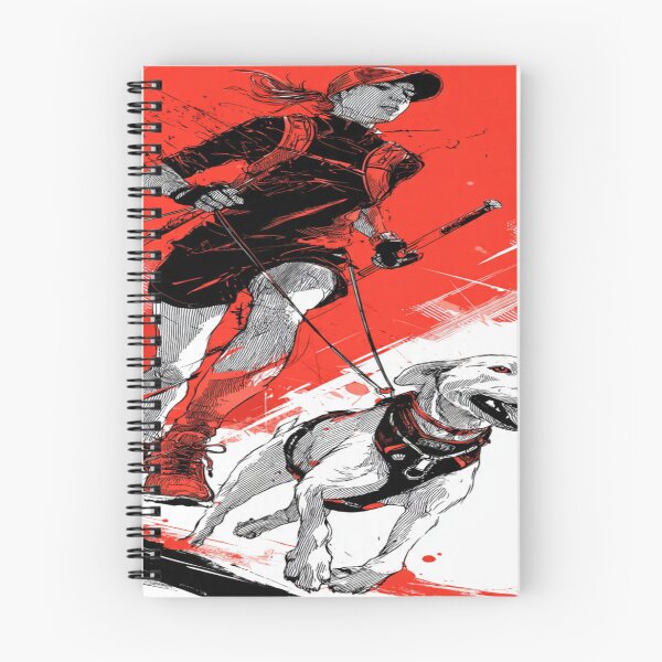 Item preview, Canicross Athlete with Dog – Bold Running Silhouette | Sport Streetwear Design designed and sold by karimahmed84.