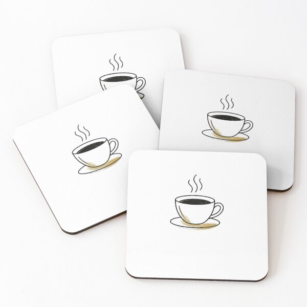 Item preview, Coffee Then Creativity – Minimalist Aesthetic Caffeine Sticker. designed and sold by NA-art725.