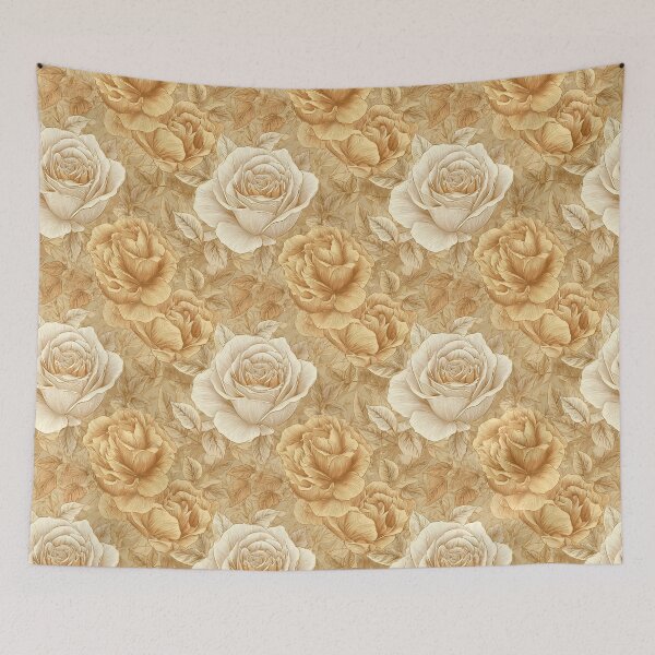 Item preview, Stunning Rose Print - Vintage Flower Pattern  - Gifts For Wife designed and sold by RoyalStarsPatts.