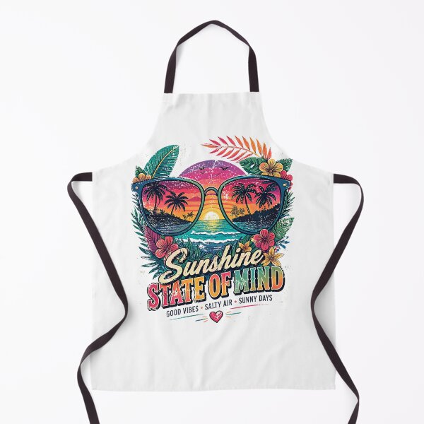 Item preview, Sunshine State of Mind Beach Sunset Sunglasses - Tropical Summer Vibes Design designed and sold by KymeraStudio25.