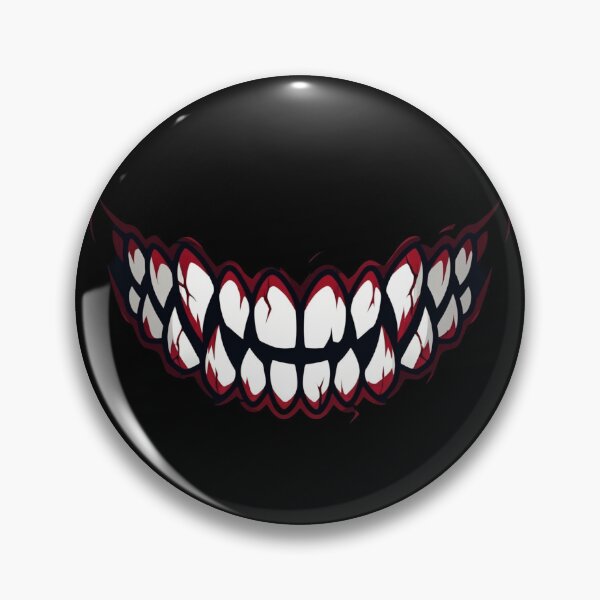 Item preview, Demon Teeth Smile designed and sold by Stickersdevelop.