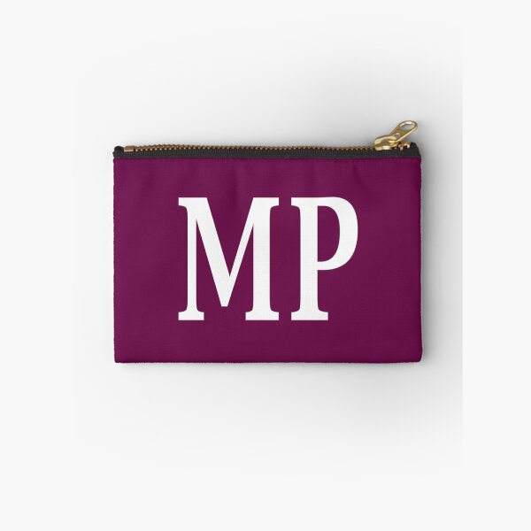 Item preview, MP Initials Monogram Elegant White Letters designed and sold by Jeallan Designs.