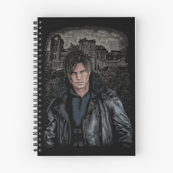 Aperçu de l'œuvre Raccoon City RPD Resident Evil 9 Requiem Leon Kennedy en détresse créée et vendue par Power Up Prints.