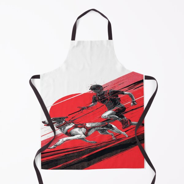 Item preview, Canicross Athlete with Dog – Bold Running Silhouette | Sport Streetwear Design designed and sold by karimahmed84.