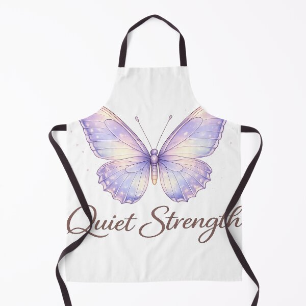 Item preview, Quiet Strength Butterfly – Elegant Feminine Aesthetic Quote designed and sold by DreamelleStudio.