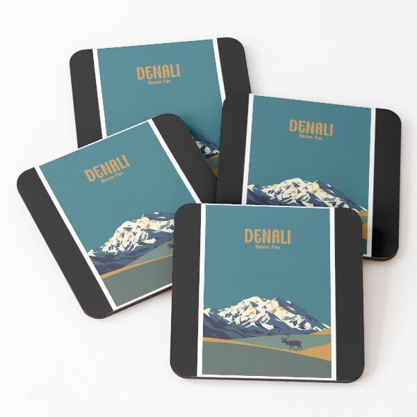 Artikelvorschau, Denali Nationalpark Vintage-Karibu entworfen und verkauft von NeuralVibe.