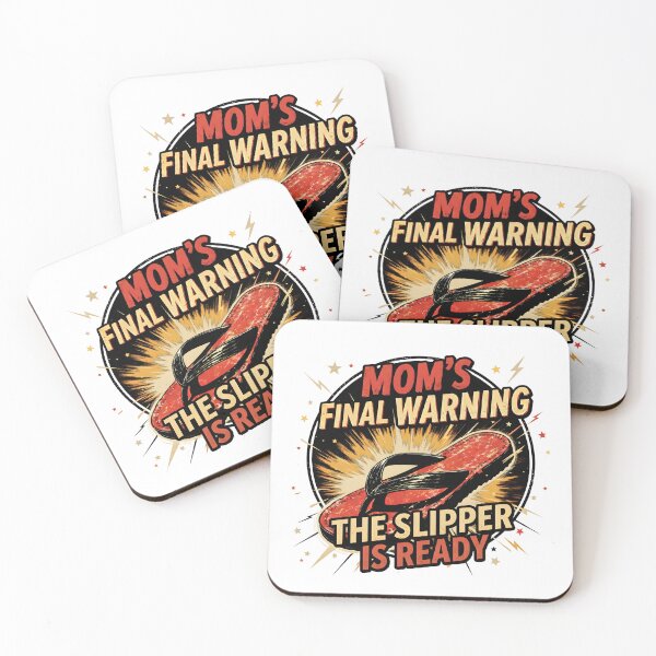 Item preview, Mother’s Day Funny Shirt – Mom’s Final Warning Slipper Design designed and sold by relso.