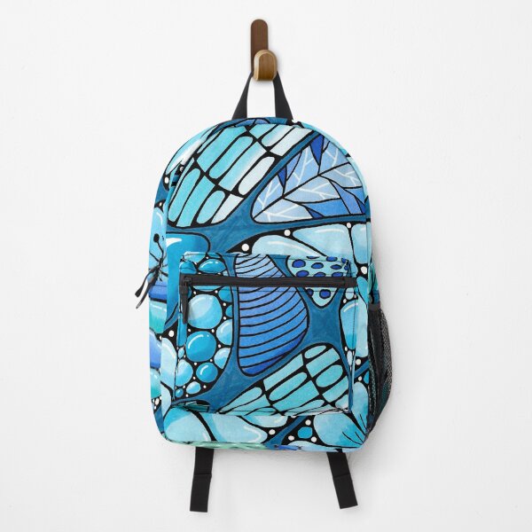Item preview, Blue abstract doodle designed and sold by Doodleofnono.