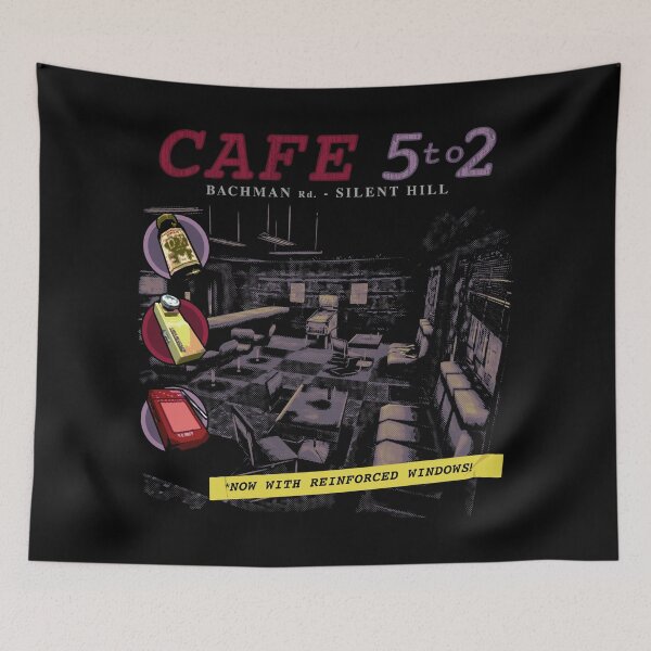 Item preview, Cafe 5to2 1999 Silent Hill 1  designed and sold by Power Up Prints.