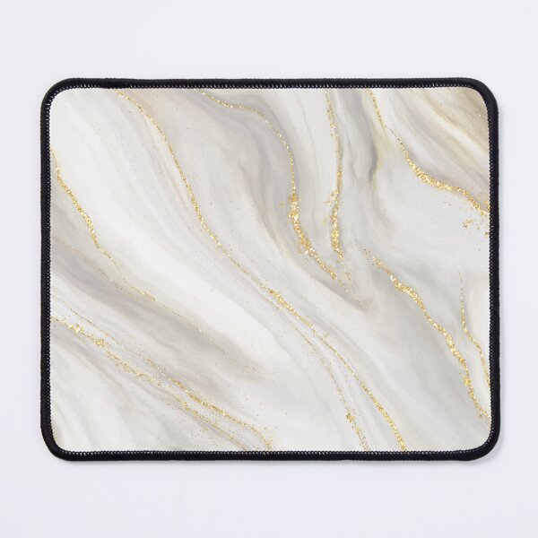 Item preview, White & Gray Marble with Gold Sparkle Pattern – Luxury Marble Aesthetic, Gold Vein Design, Elegant Neutral Glam Texture designed and sold by trendieprints.
