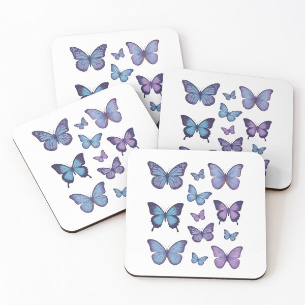 Item preview, Aesthetic Butterfly | Soft Pastel Cute Stickers designed and sold by NA-art725.