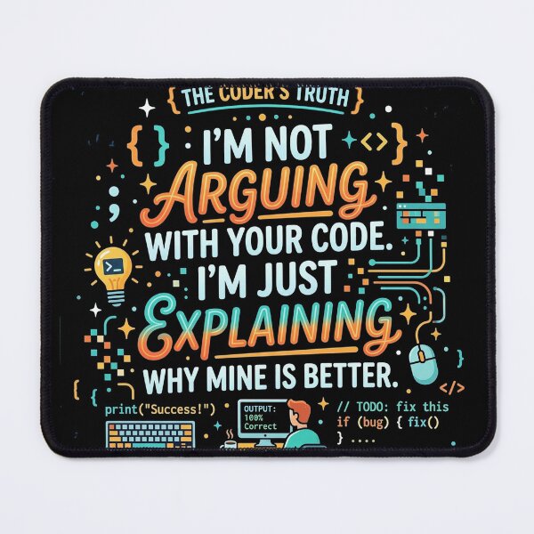 Item preview, The Coder’s Truth - Funny Programming Logic Design designed and sold by devArtsDesigns.