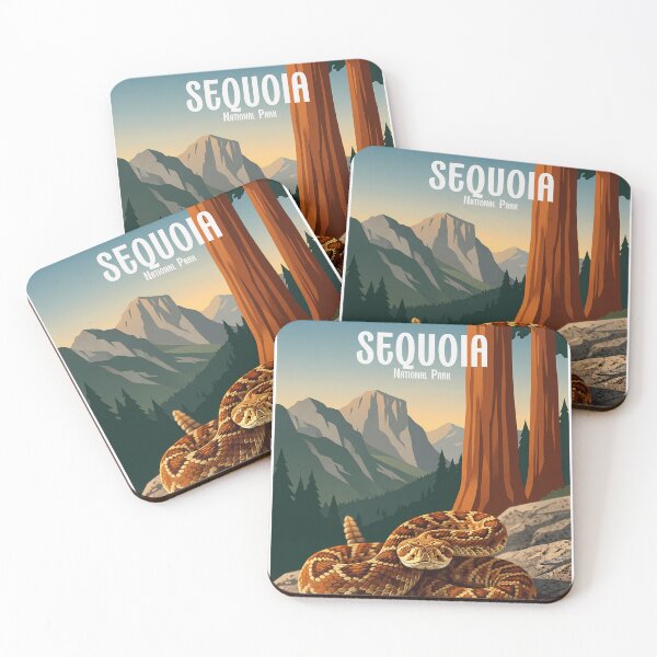 Item preview, Sequoia National Park Vintage Rattlesnake designed and sold by NeuralVibe.
