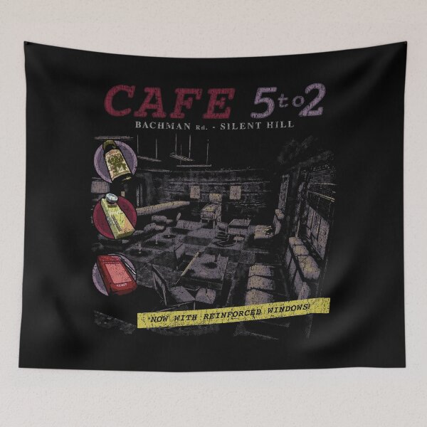 Item preview, Cafe 5to2 1999 Silent Hill 1 Distressed designed and sold by Power Up Prints.