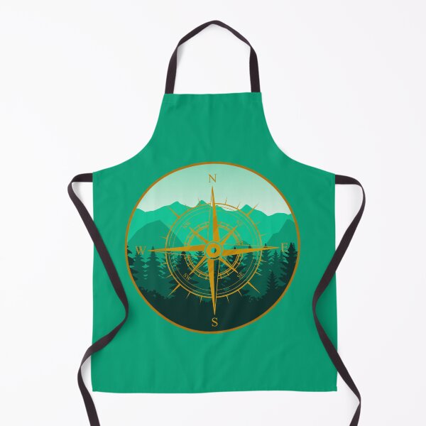 Item preview, Green Mountain Forest Compass Design designed and sold by Vileprint.