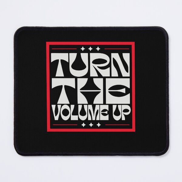 Item preview, Turn The Volume Up - Bold Music Typography Design designed and sold by FreeArt2.