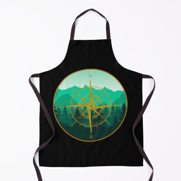 Item preview, Green Mountain Forest Compass Design designed and sold by Vileprint.