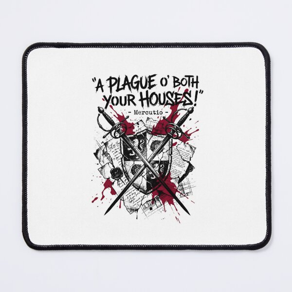Item preview, A Plague O Both Your Houses Mercutio Romeo And Juliet Swords designed and sold by Fenay Designs.