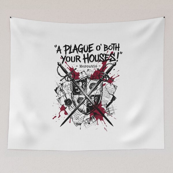 Item preview, A Plague O Both Your Houses Mercutio Romeo And Juliet Swords designed and sold by Fenay Designs.