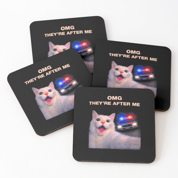 Item preview, Cat Meme Driving Funny Parody Potrait Graphic Police Chase Vibes Humor designed and sold by FerminVigo.