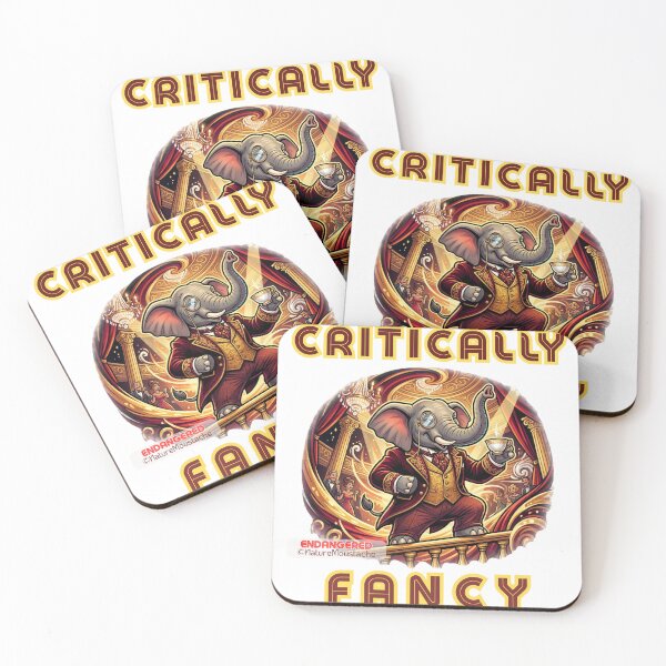 Item preview, Funny Elephant Dandy Gift - Critically Endangered Animal Humor - Birthday Gift Animal Lover Nature designed and sold by Nature & Moustaches.